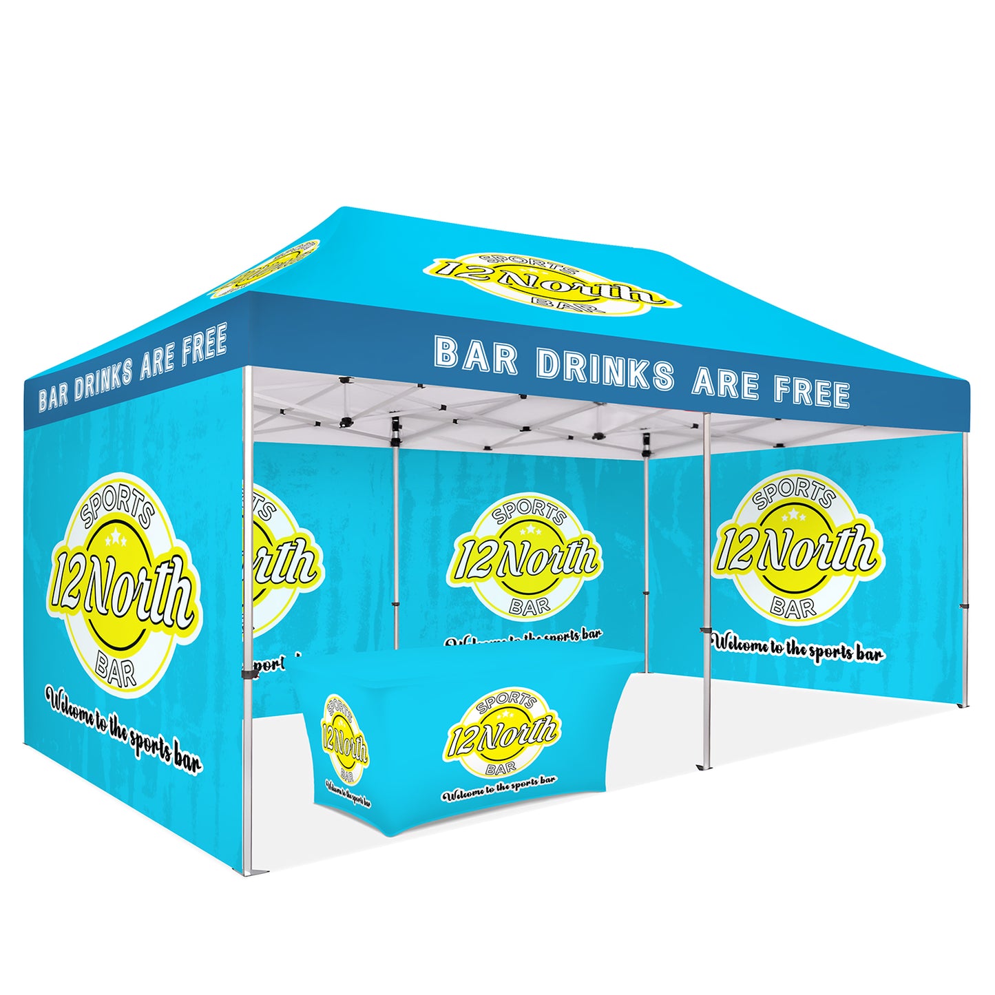 10x20 Custom Canopy Tent - Fastcustomtents