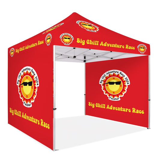 Custom Canopy Tent With Full Sided Walls - Fastcustomtents