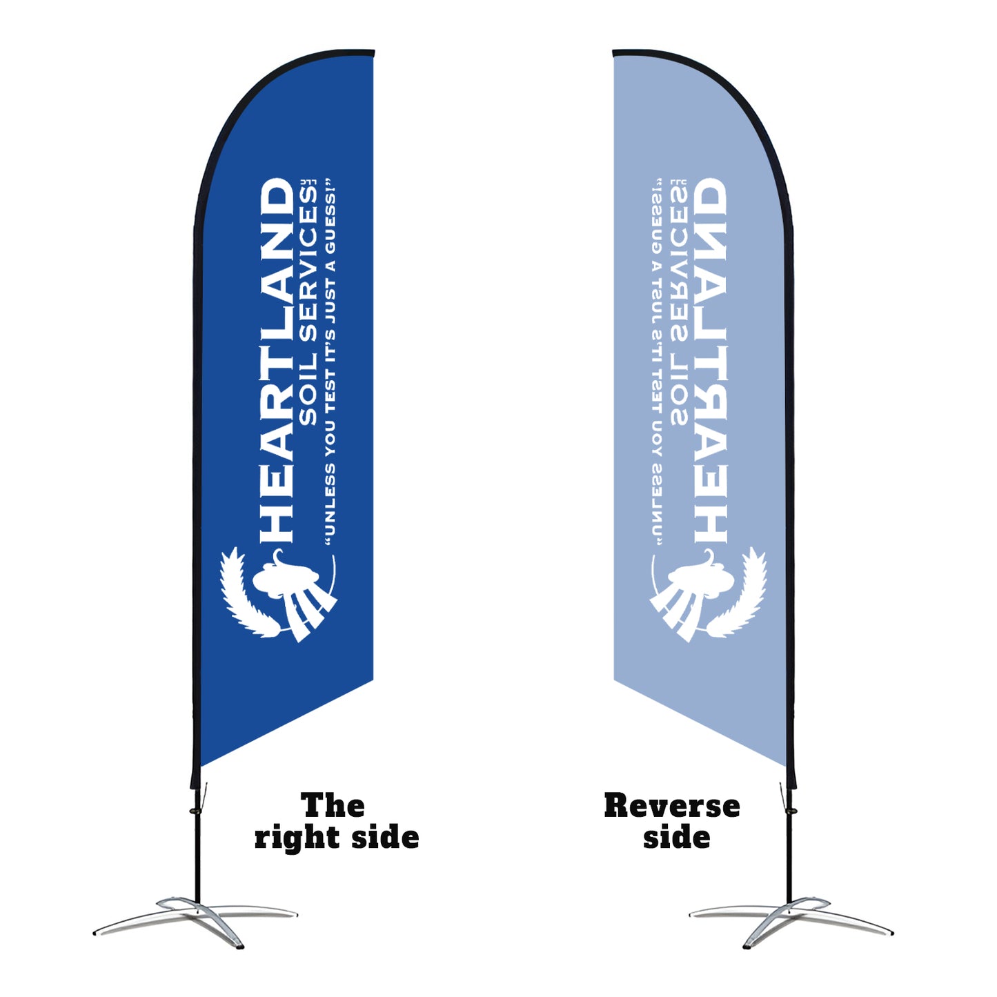Custom Angled Flag - Fastcustomtents