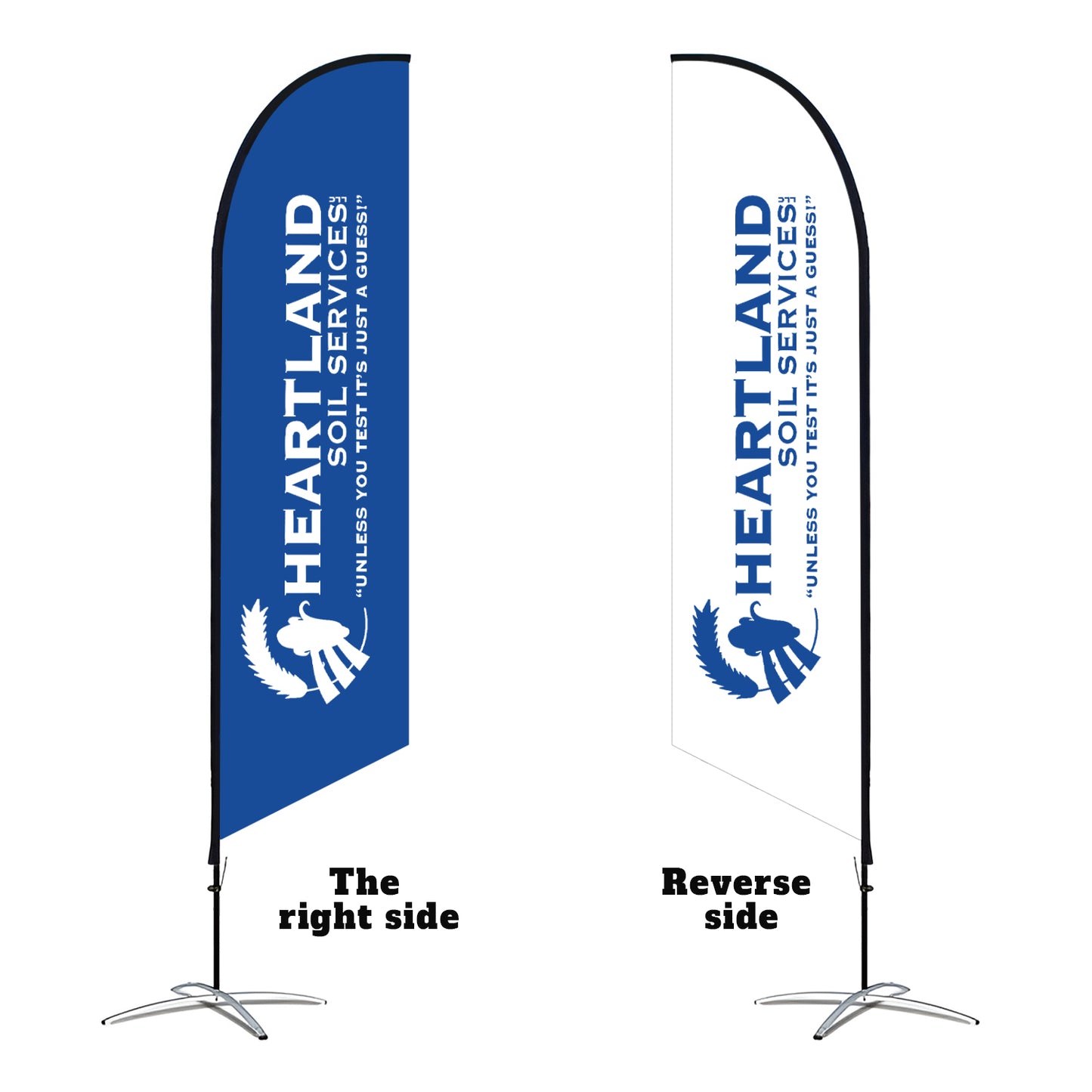 Custom Angled Flag - Fastcustomtents