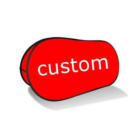 Custom Oval Pop Up Banner - Fastcustomtents