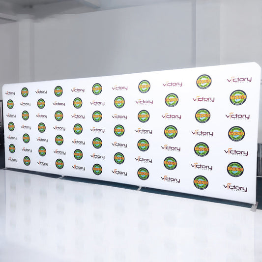 Custom Step And Repeat Fabric Banner - Fastcustomtents