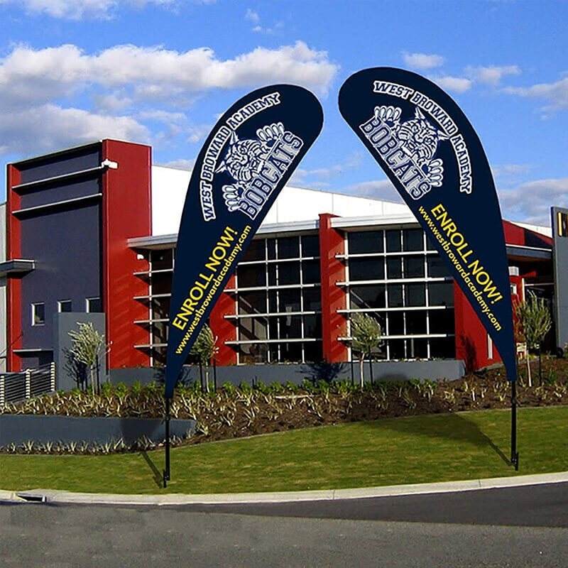 Custom Teardrop Flag - Fastcustomtents