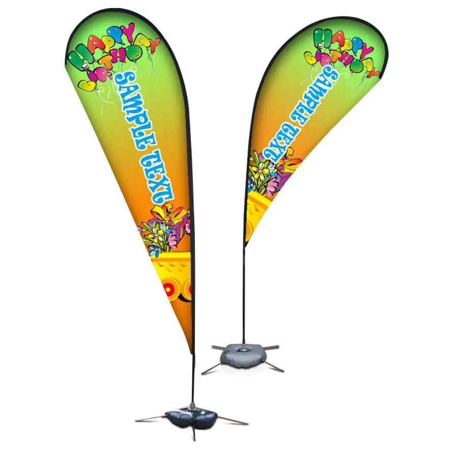 Custom Teardrop Flag - Fastcustomtents