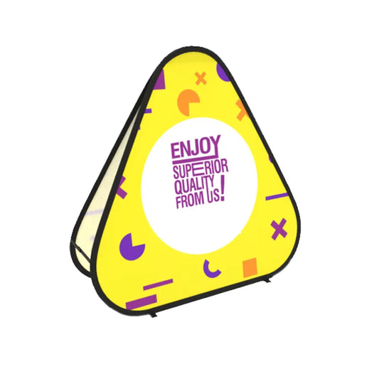 Custom Triangle Pop Up Banner - Fastcustomtents