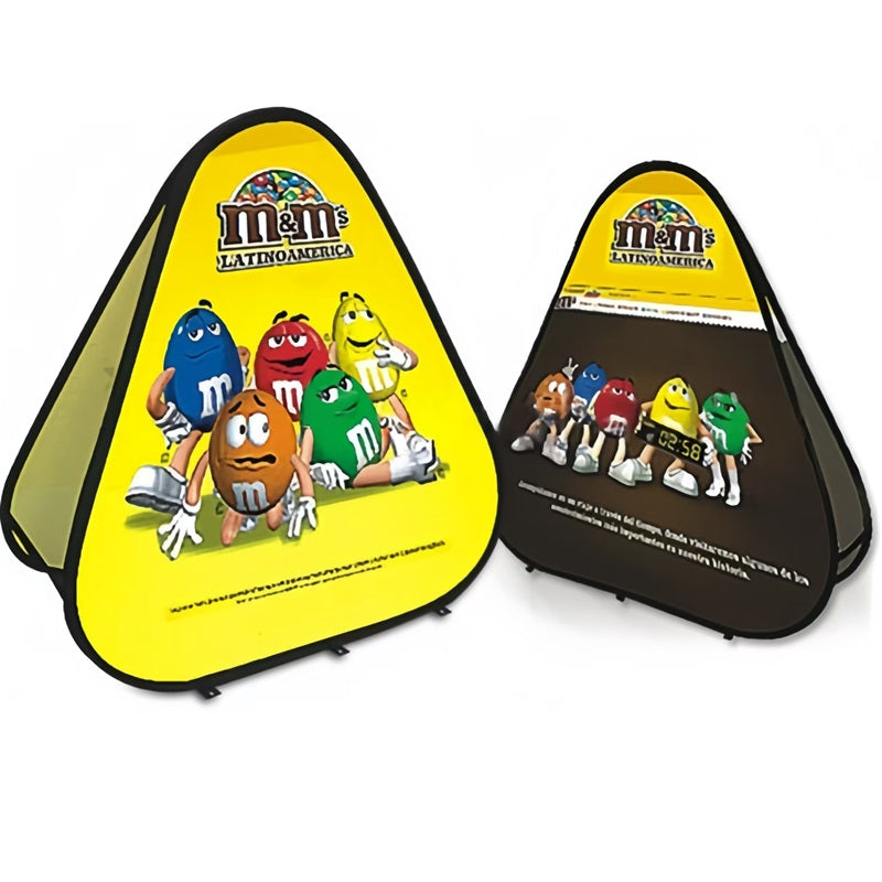 Custom Triangle Pop Up Banner - Fastcustomtents
