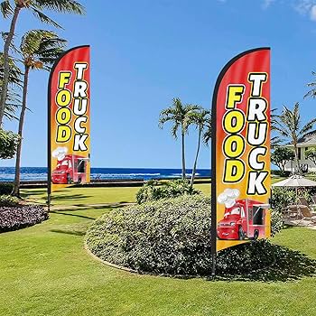 Custom Feather Flags for Food Service, Catering & Food Vendors