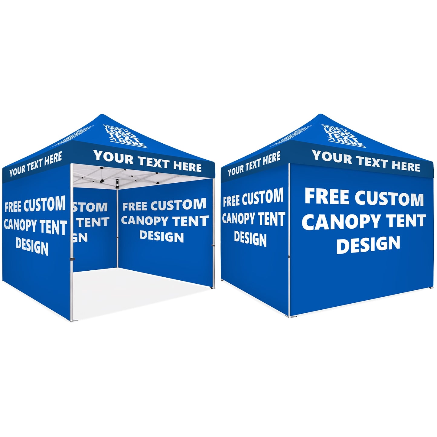 Custom Canopy Tent With Full Walls - Fastcustomtents