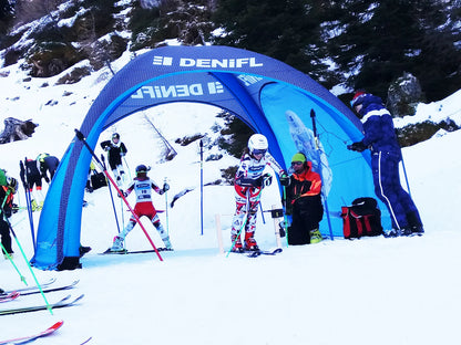 Custom Printed Inflatable Arched Canopy Tent with Walls - Fastcustomtents