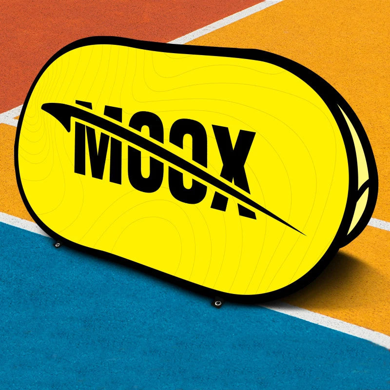 Custom Oval Pop Up Banner - Fastcustomtents