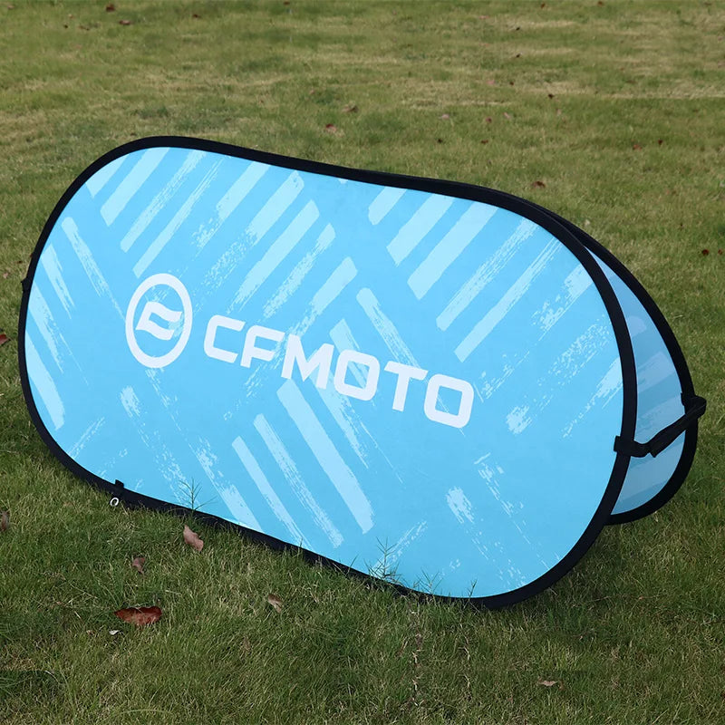 Custom Oval Pop Up Banner - Fastcustomtents