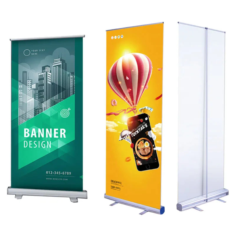 Custom Roll Up Banner Stands Display - Fastcustomtents