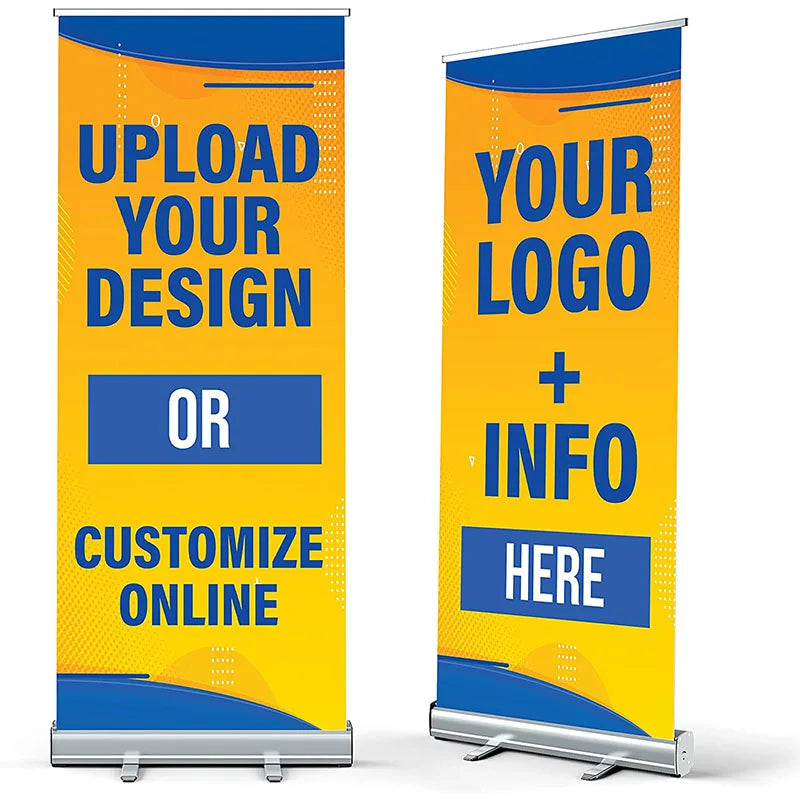 Custom Roll Up Banner Stands Display - Fastcustomtents