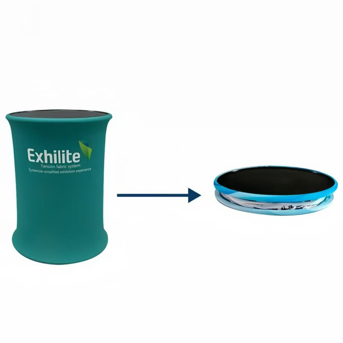 Spring Up Display Counter Foldable Trade Show Counter - Fastcustomtents