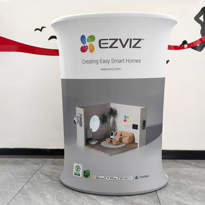 Spring Up Display Counter Foldable Trade Show Counter - Fastcustomtents