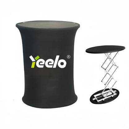 Foldable Spring Up Plastic Display Counter Trade Show Counter