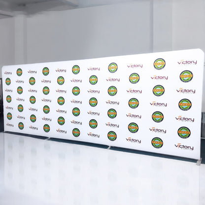 Custom Step And Repeat Fabric Banner - Fastcustomtents