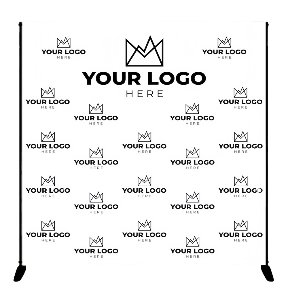 Custom Step And Repeat Fabric Banner - Fastcustomtents