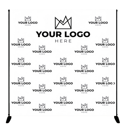 Custom Step And Repeat Fabric Banner - Fastcustomtents