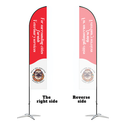Custom Straight Flag - Fastcustomtents