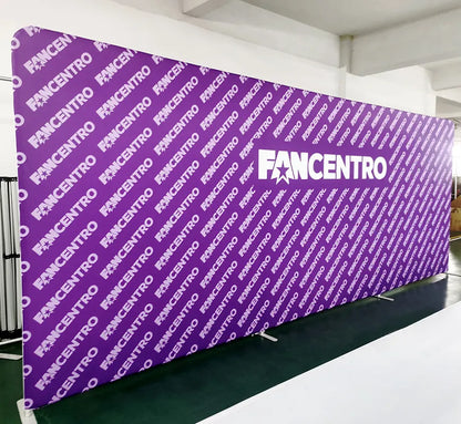 Custom Step And Repeat Fabric Banner - Fastcustomtents