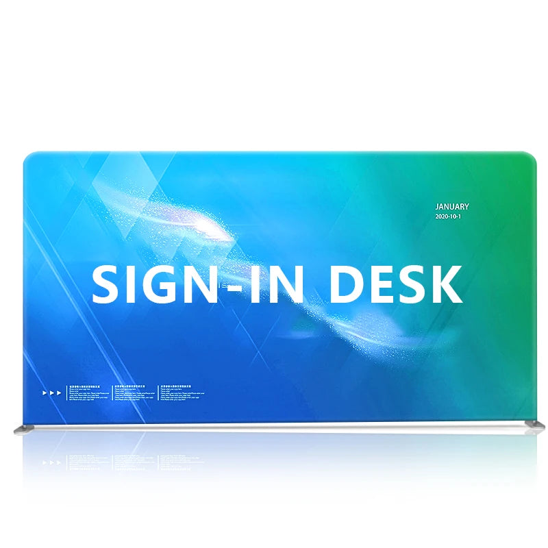 Custom Straight Pillow Case Backdrop Tension Fabric Displays - Fastcustomtents