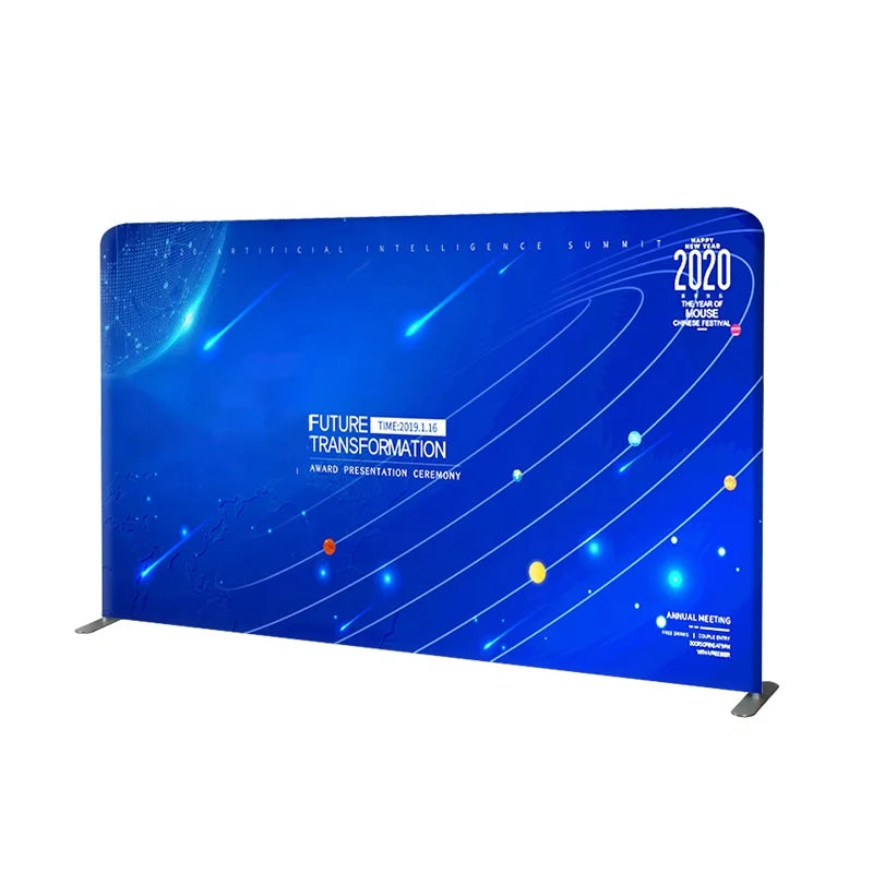 Custom Straight Pillow Case Backdrop Tension Fabric Displays - Fastcustomtents