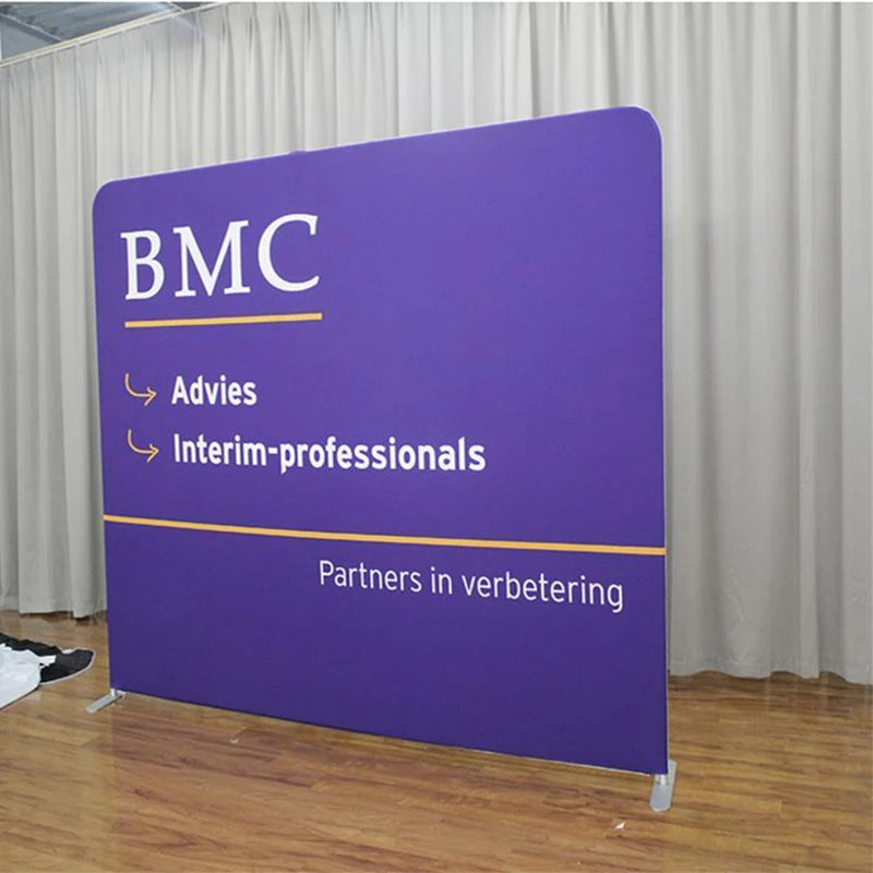 Custom Straight Pillow Case Backdrop Tension Fabric Displays - Fastcustomtents