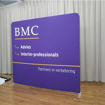 Custom Straight Pillow Case Backdrop Tension Fabric Displays - Fastcustomtents