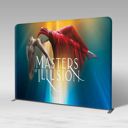 Custom Straight Pillow Case Backdrop Tension Fabric Displays - Fastcustomtents