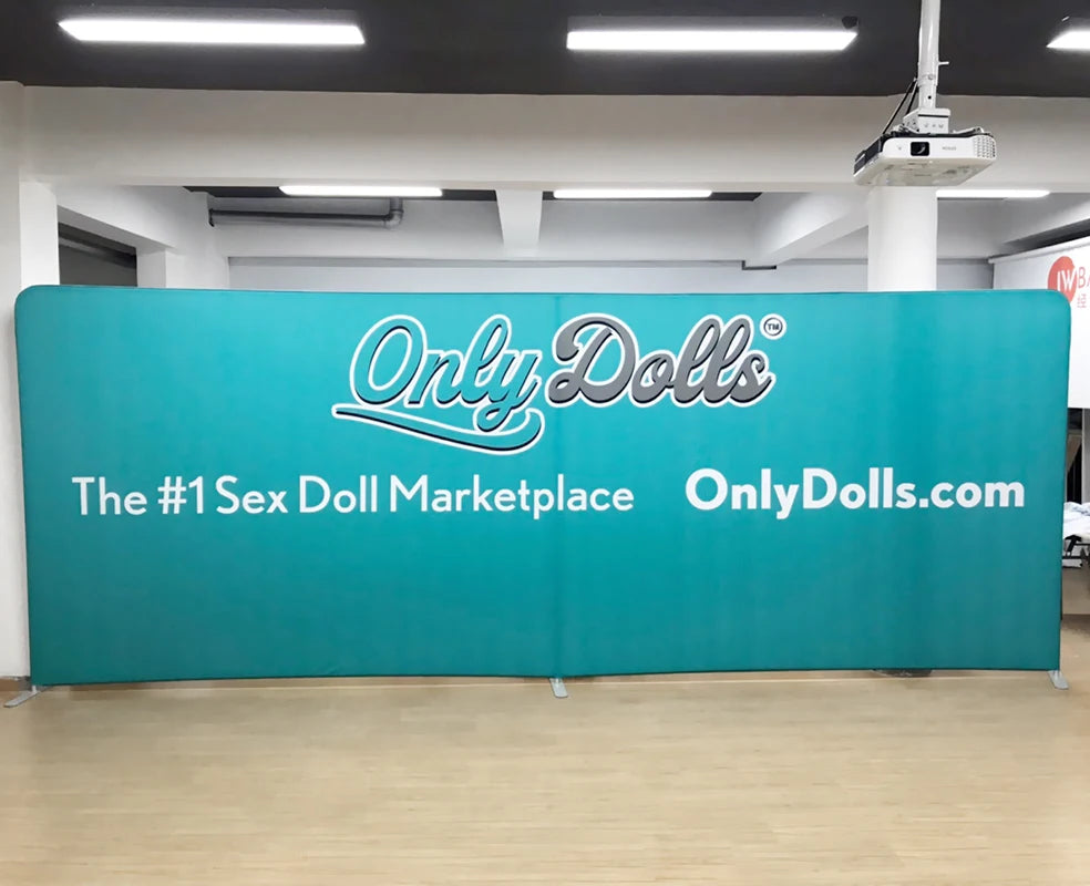 Custom Straight Pillow Case Backdrop Tension Fabric Displays - Fastcustomtents