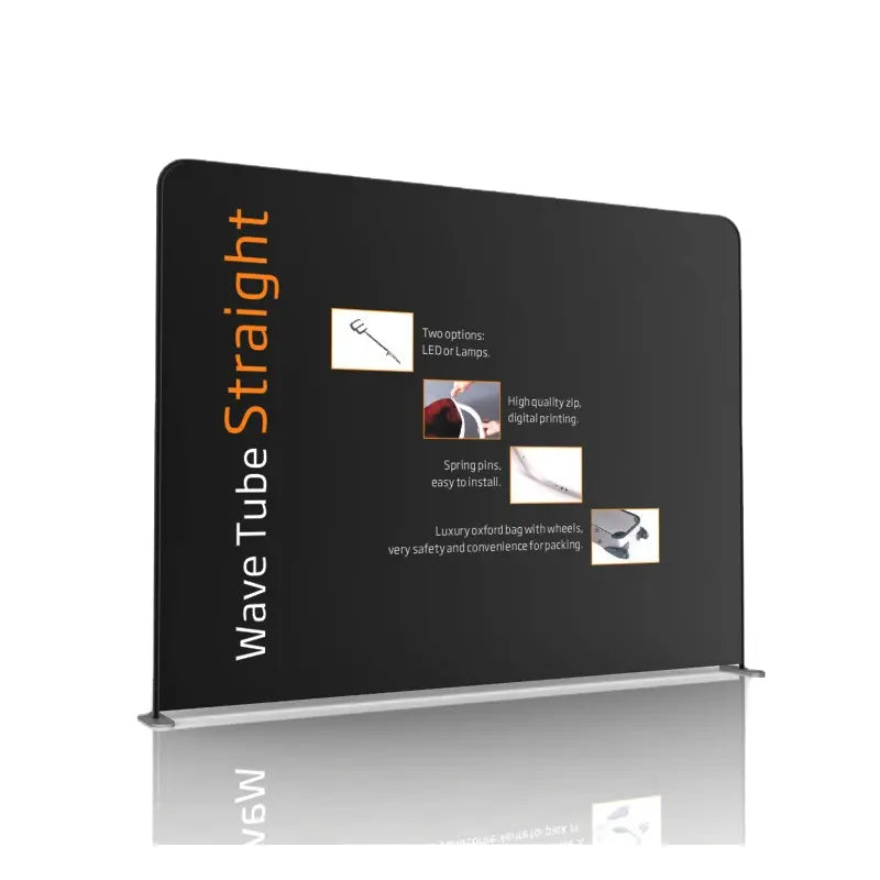 Custom Straight Pillow Case Backdrop Tension Fabric Displays - Fastcustomtents