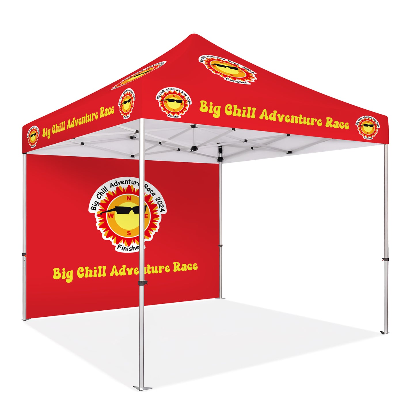 Custom Canopy Tent With Back Wall - Fastcustomtents