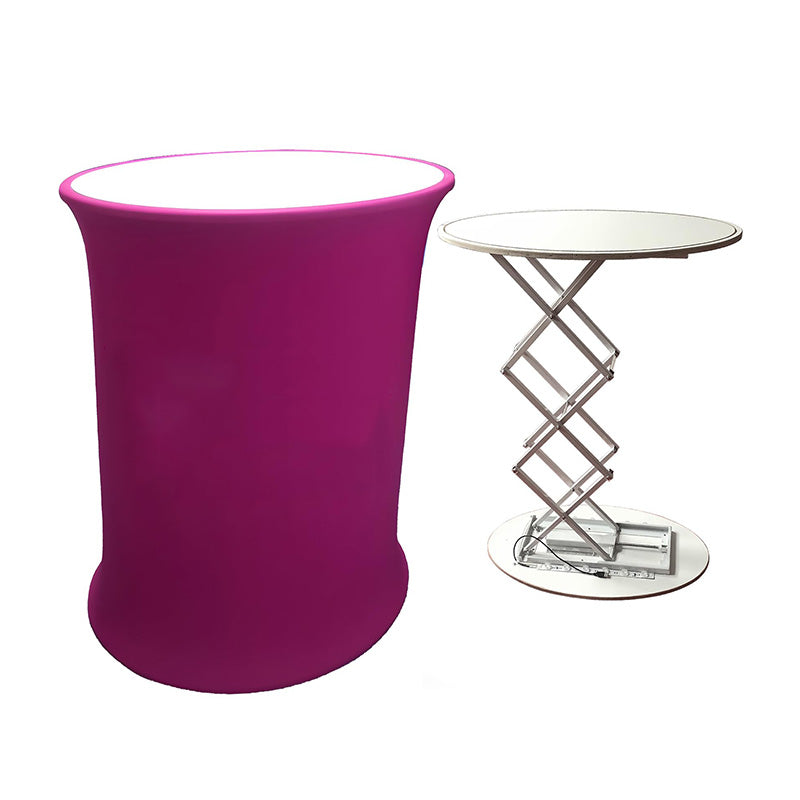 Foldable Spring Up Wooden Display Counter With LED