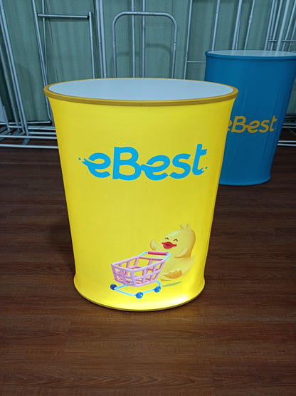 Foldable Spring Up Wooden Display Counter With LED