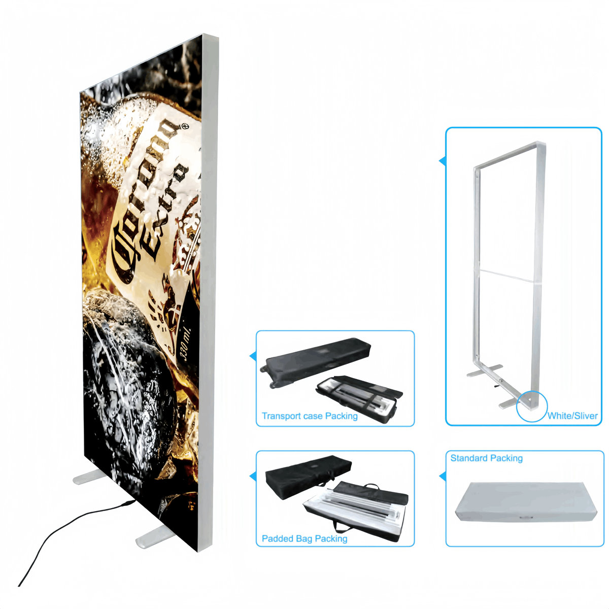 Custom LED Light Box - Fastcustomtents