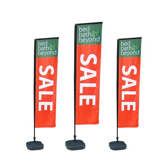 1 Custom Rectangle Flag 7ft