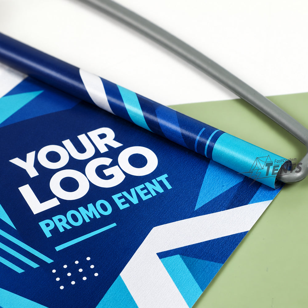 Custom PET retractable handheld banner with printed logo